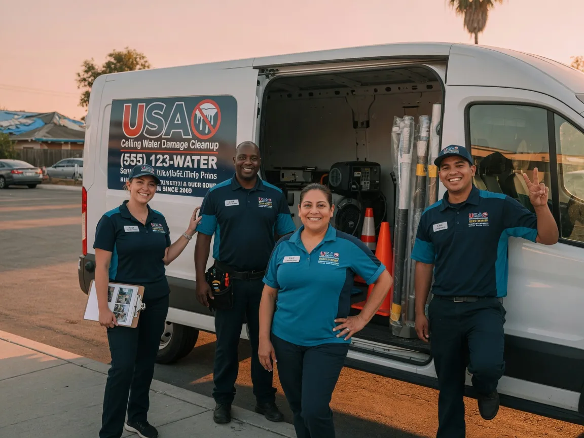 Ceiling Water Damage Restoration company in Sunset, LA